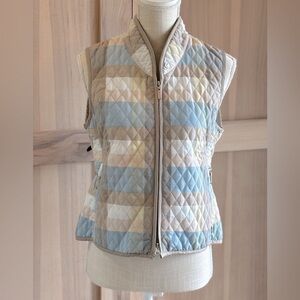 Leony Plaid Quilted Vest. Quilted | Puffer | Classic. Women’s Sz-XL EUC